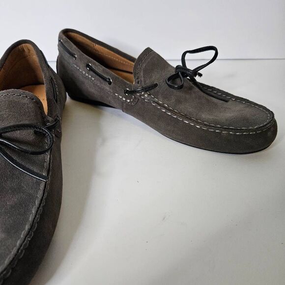 Coach mens gray suede slip on loafers. Size 40(7). - Picture 4 of 9
